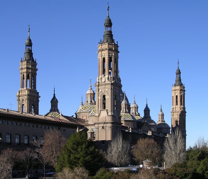 La catedral de Nuestra Señora del Pilar.