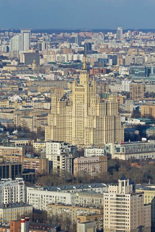 La plaza Kúdrinskaya.