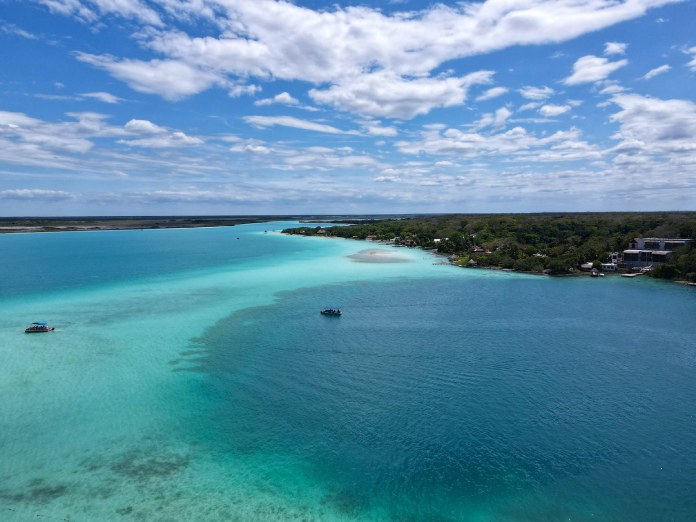 La laguna de Bacalar.