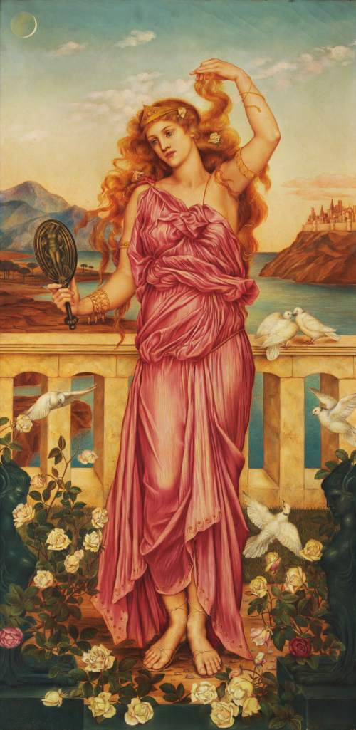 Helena de Troya representando los cánones de belleza de la antigua roma.