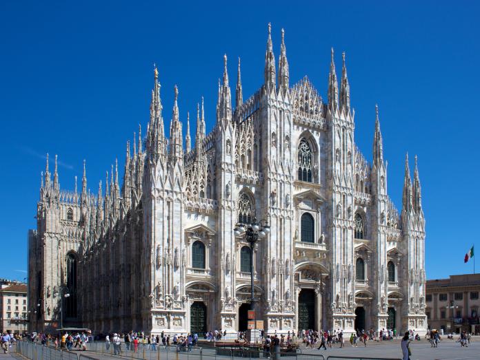 Catedral de Milán, considerado uno de los monumentos históricos del continente.