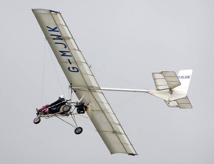 Vuelo en ultraligero.