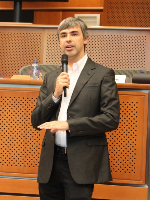 Larry Page, uno de los empresarios famosos.