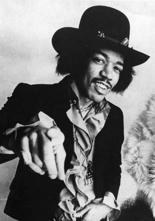 Jimi Hendrix uno de los famosos drogadictos.