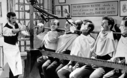 La máquina de afeitar grupal es uno de los inventos raros de la historia.