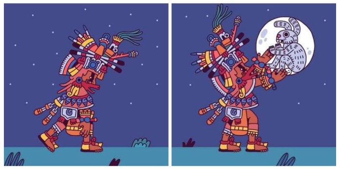 Conejo de la luna, una de las leyendas mexicanas.