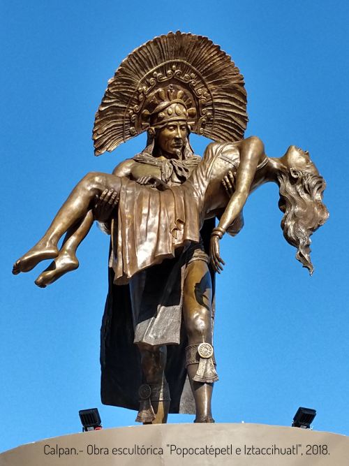 La leyenda mexicana de Popocatépetl e Iztaccíhuatl.