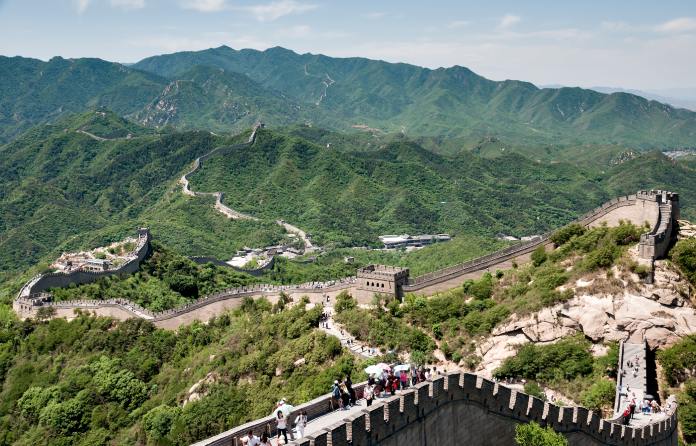 La Gran Muralla china en Badaling.