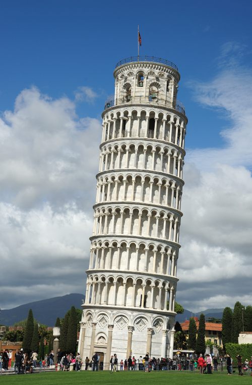 Torre inclinada de Pisa.