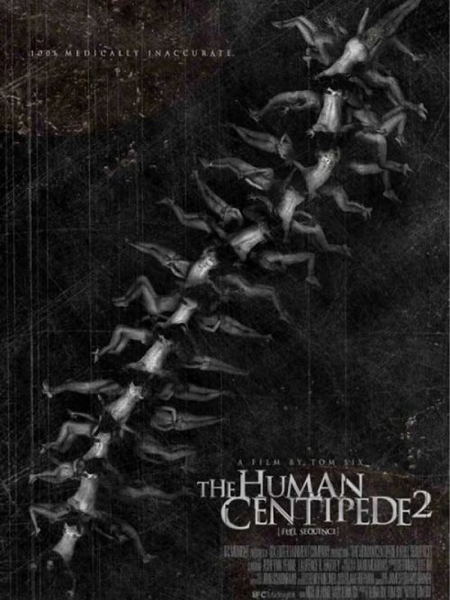 El ciempiés humano 2, es una de las películas con escenas prohibidas.