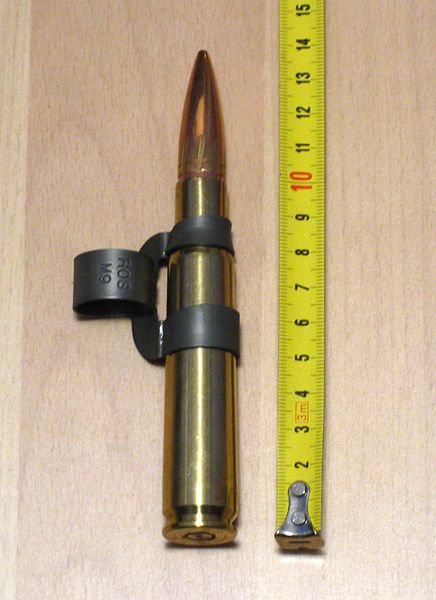 el calibre .50 es uno de los tipos de calibre más grandes que existen.