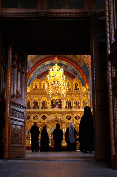Iglesia ortodoxa en Rusia.