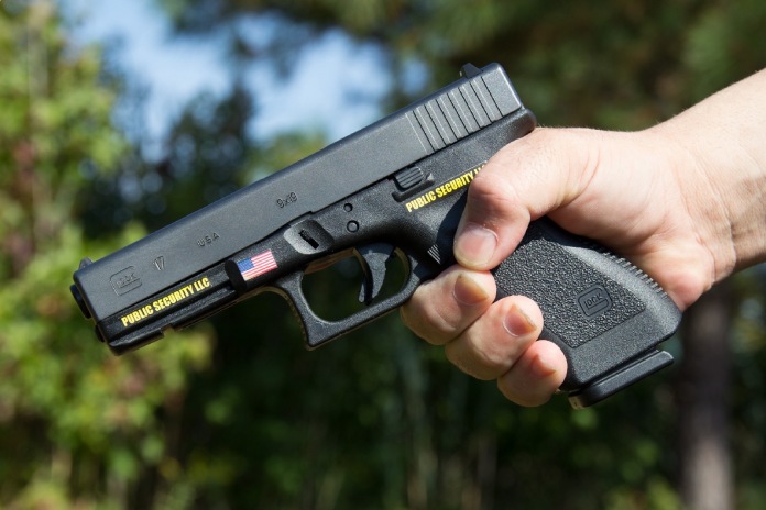 Glock 17 uno de los tipos de pistolas más famosos.