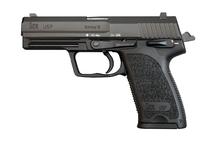 Heckler & Koch USP uno de los tipos de pistolas más famosos.