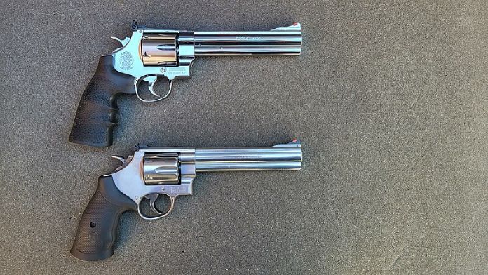 Military & Police de Smith & Wesson, uno de los tipos de pistolas más famosos.